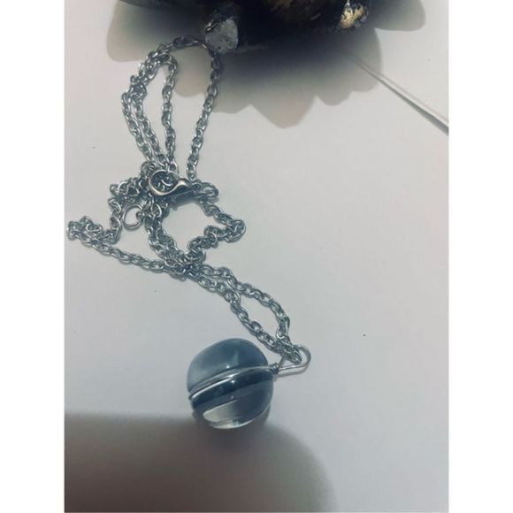 SAGITTARIUS BLUE GLOBE ZODIAC STAR SIGN HOROSCOPE NECKLACE - Picture 6 of 7